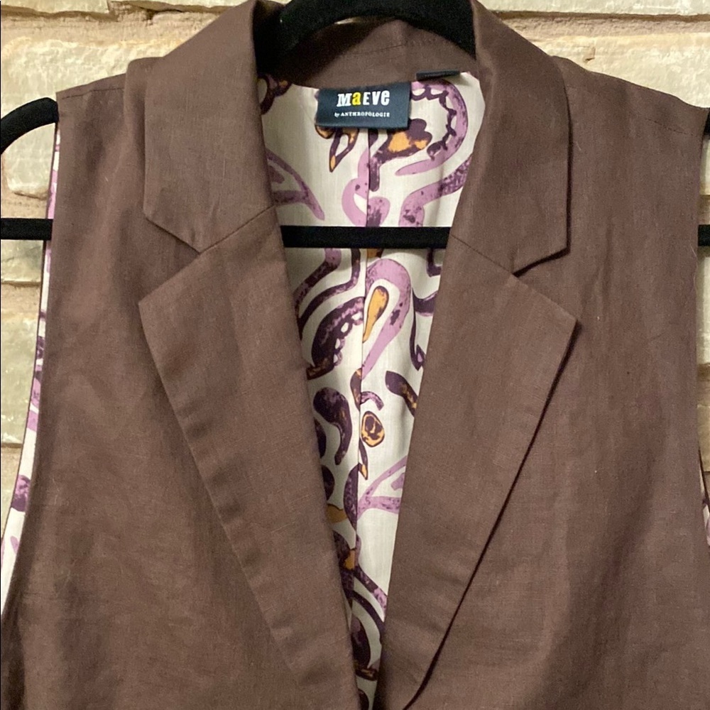 Maeve Anthropologie Long Lapel Vest
One Size - Picture 4 of 10